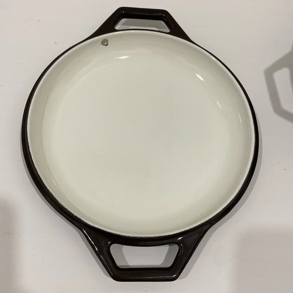 Vintage Copco D2 Dutch Oven Enameled Cast Iron Pot with Lid / Denmark